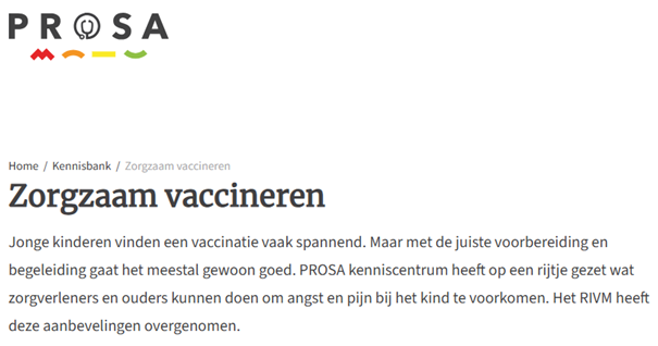 Vaccinatietips voor zorgprofessionals